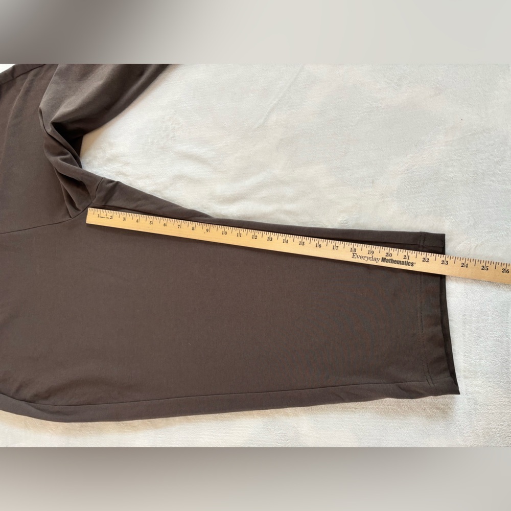 NWT Pure Jill Slim Leg Cropped Pants Brown High Rise Size 3X(US 24) Pull On - Picture 4 of 10